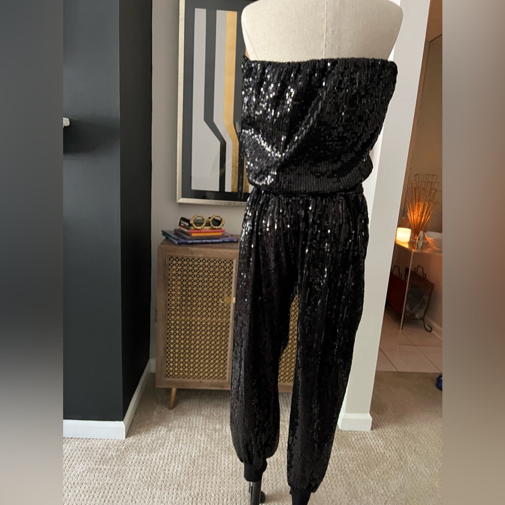 Black Bebe Romper